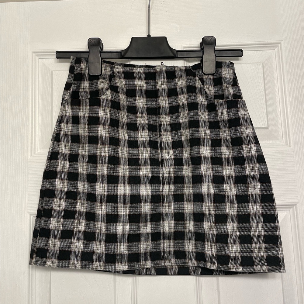 Pull & Bear  Plaid Mini Skirt